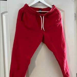 GAP Red Track Pants